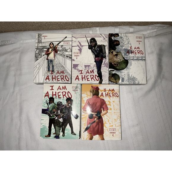 I Am A Hero Manga English Omnibus Volume 1-5 Starter Set Series